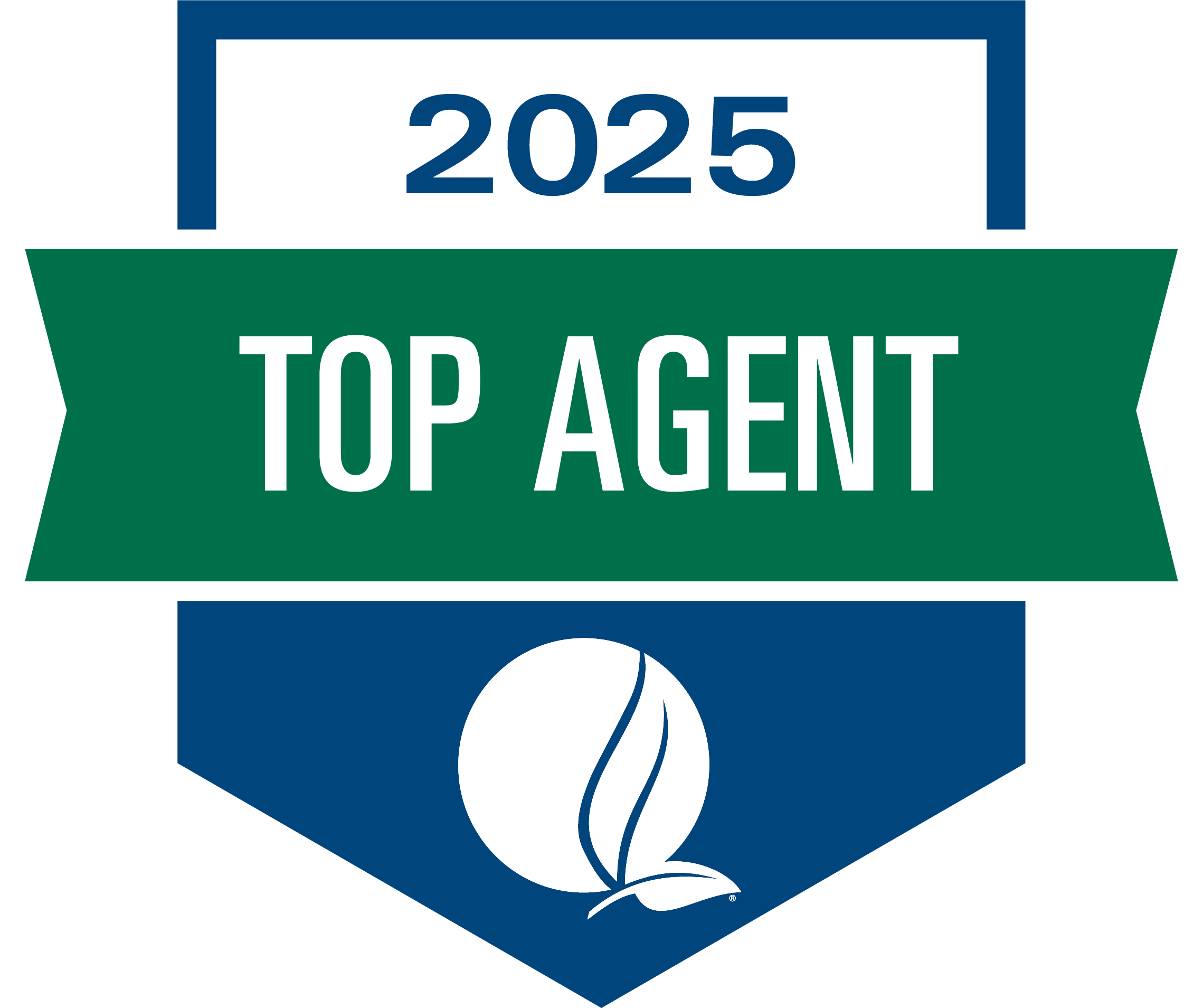 2025 Top Agent award badge